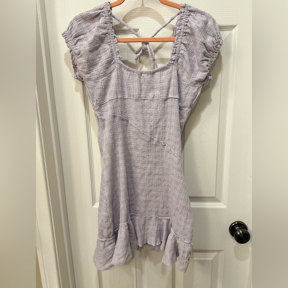 Pink Knit Dress with Cap Sleeves - Picture 3 of 7